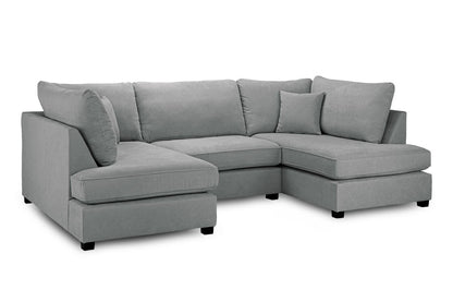 Barnaby Sofa Grey U Shape Corner