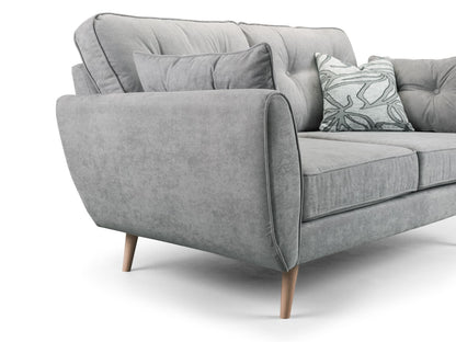 Zara Sofa Grey Large Corner