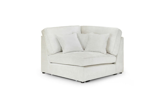 Katia Modular Sofa Ivory Corner Piece