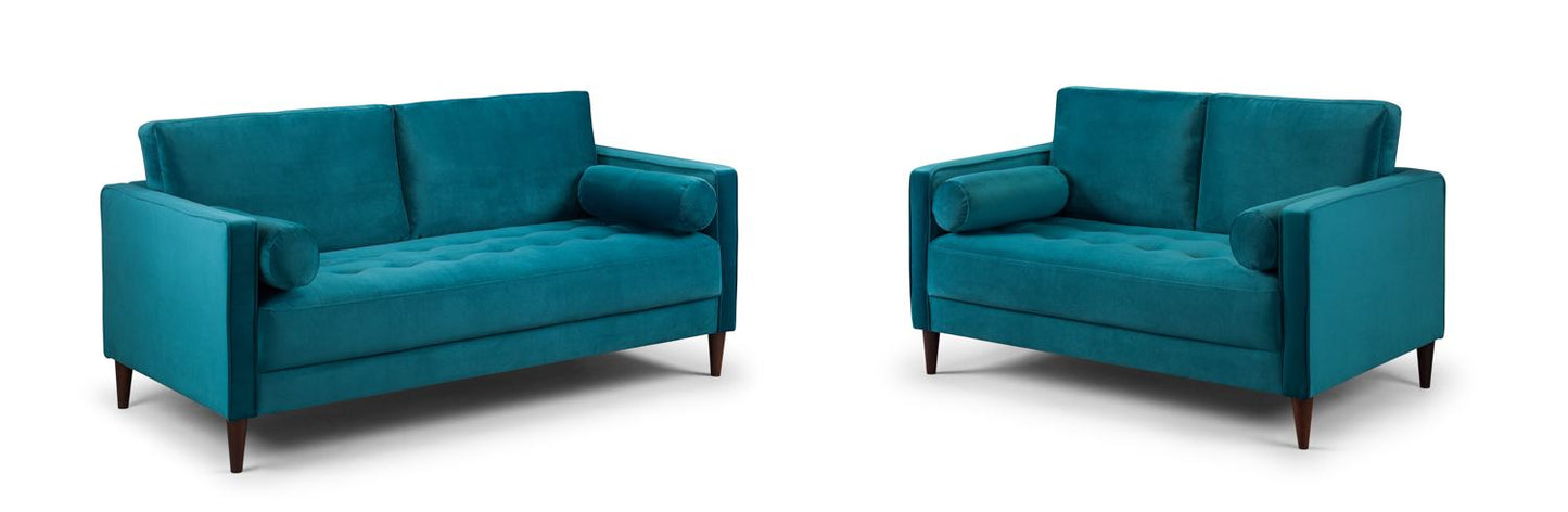 Herald Sofa Plush Teal 3+2 Set