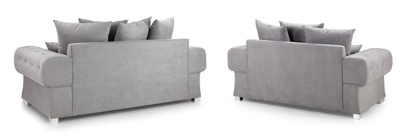 Vespa Scatterback Sofa Grey 3+2 Set