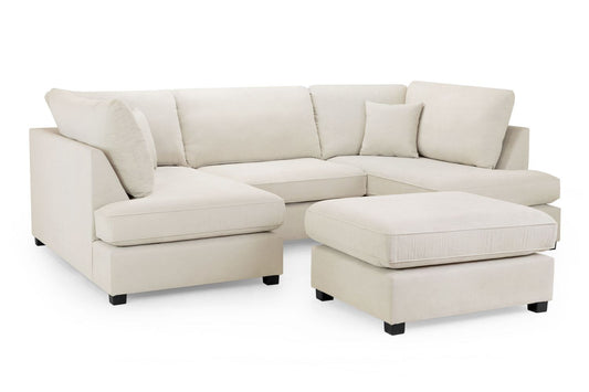 Barnaby Sofa Beige U Shape Corner