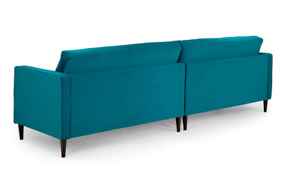 Herald Sofa Plush Teal 4 Seater