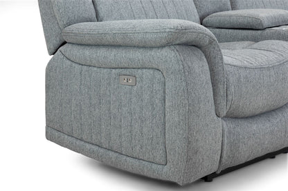 Liston Recliner Sofa Grey 3 Seater