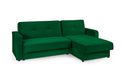 Kira Sofabed Plush Green Universal Corner