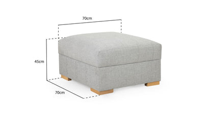 Bento Sofa Slate Footstool