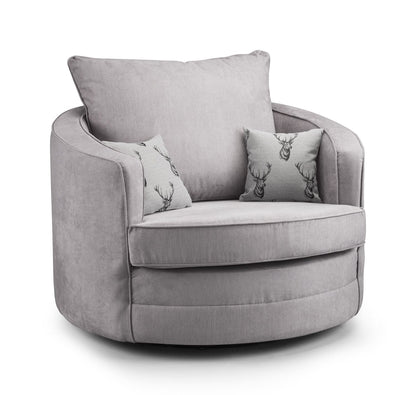 Vespa Sofa Grey Swivel Chair