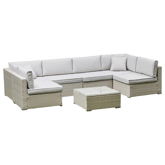 Eden U Shape Corner Sofa Set