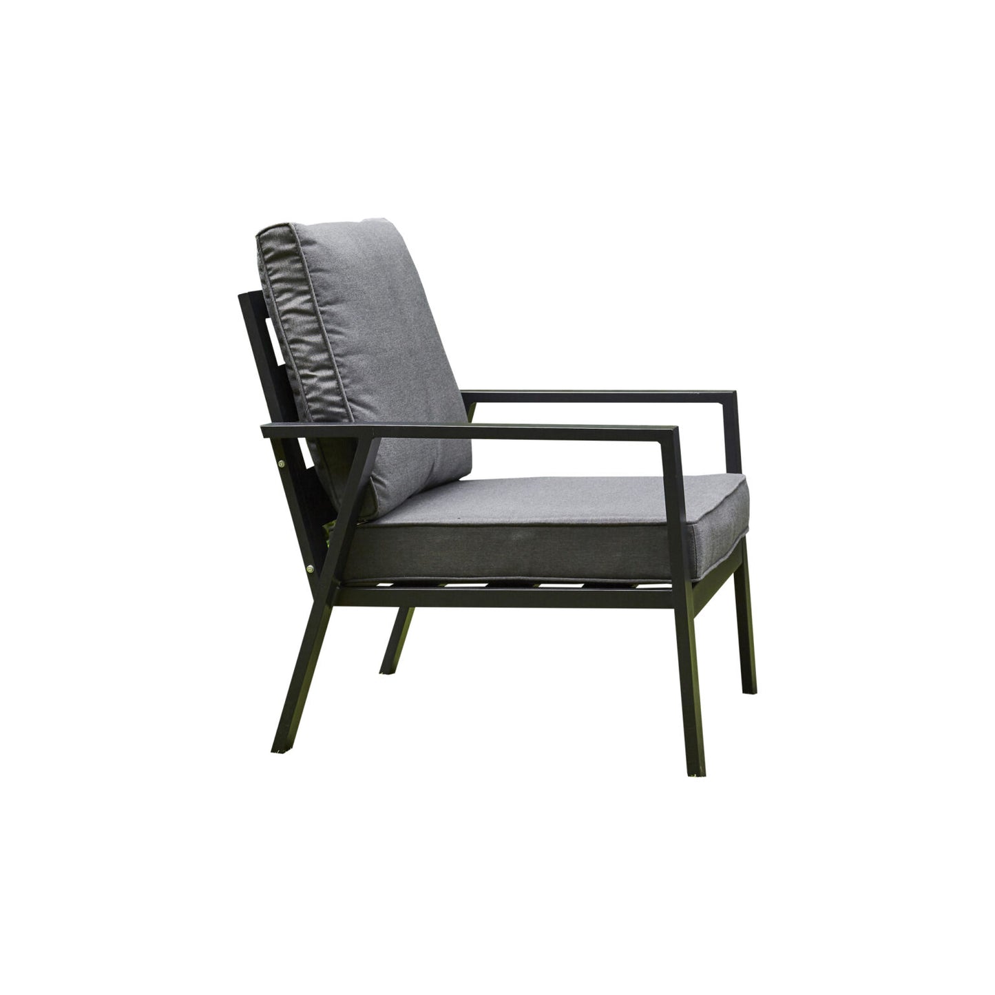 Sienna Aluminium Sofa Dining Set with Fire Pit – Grey