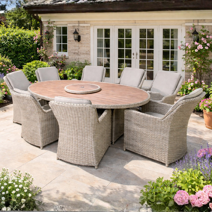 Northwood 8 Seater Stadium Dining Set