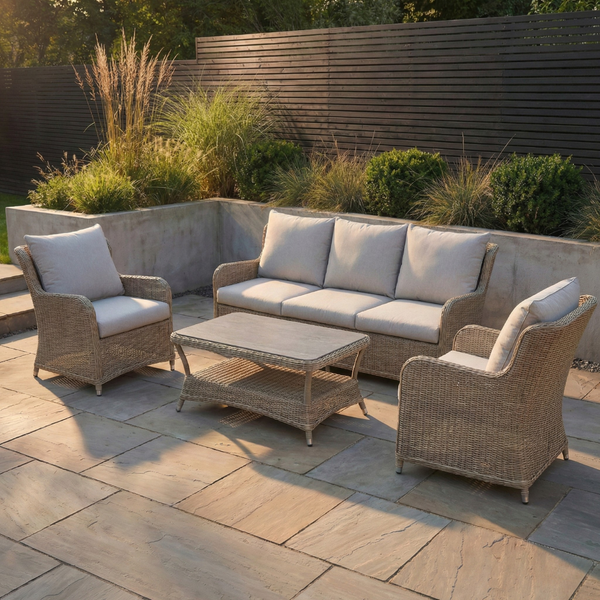 Windsor Beige Lounge Sofa Set