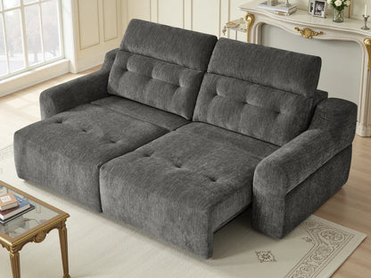 Harry Electric Dark Grey Reclining Sofa Bed
