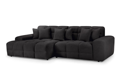 Jackson Sofa Black Left Hand Facing Corner