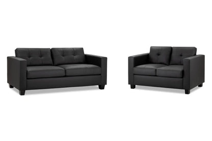 Jeremi Sofa Black 3+2 Set