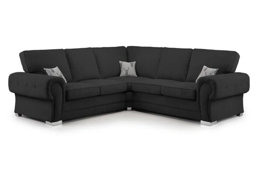 Vespa Fullback Sofabed Black Large Corner