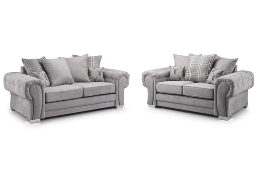 Vespa Scatterback Sofa Grey 3+2 Set