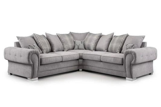 Vespa Scatterback Sofa Grey Large Corner