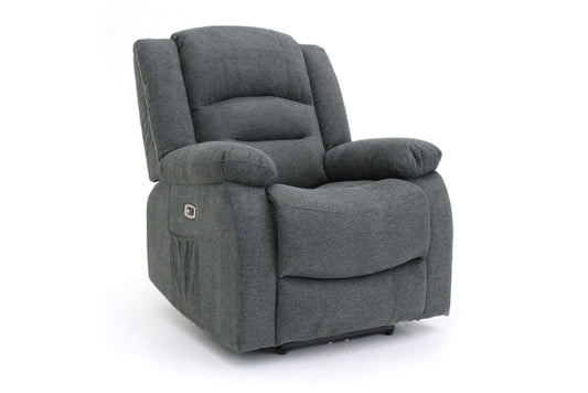 Alto Electric Recliner Sofa Graphite Armchair