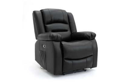 Alto Electric Recliner Sofa Black Armchair