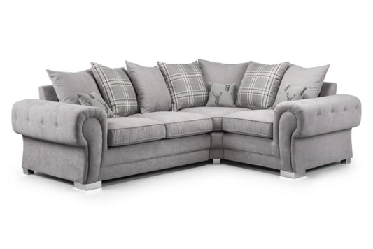 Vespa Scatterback Sofa Grey Right Hand Facing Corner