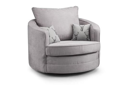 Vespa Sofa Grey Swivel Chair
