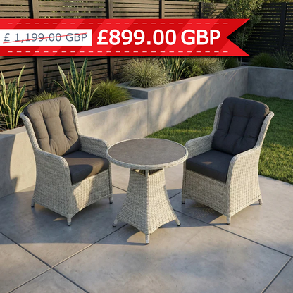 Windsor Grey Standard Bistro Set