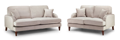 Basil Sofa Plush Beige 3+2 Set