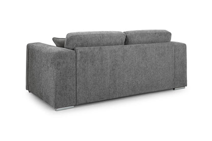 Naples Sofa Grey 3 Seater