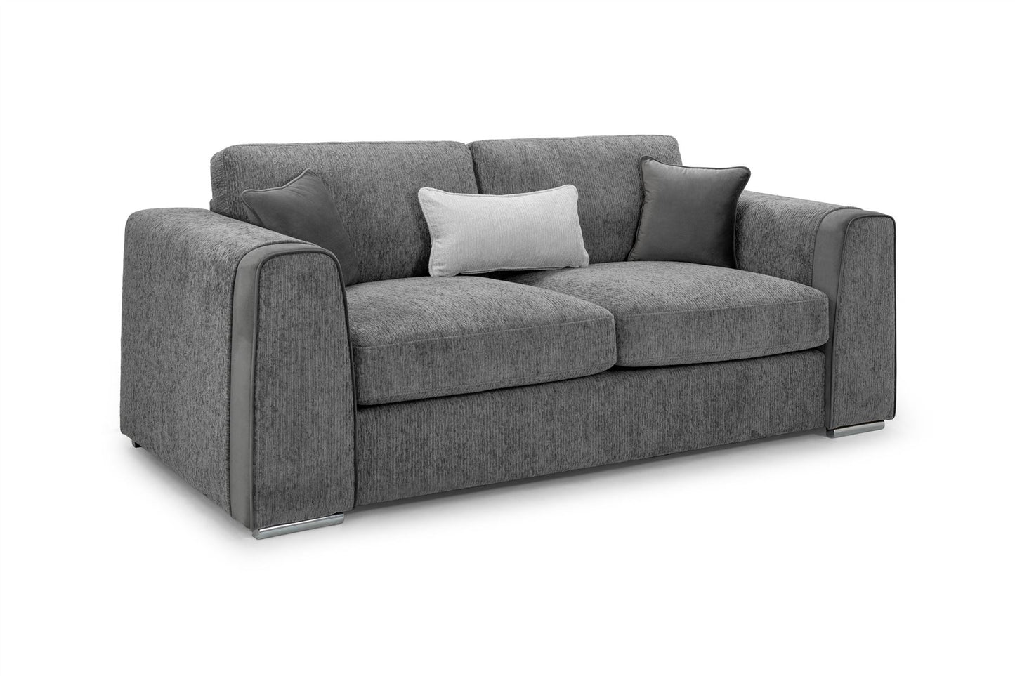 Naples Sofa Grey 3 Seater