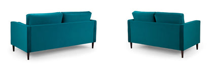 Herald Sofa Plush Teal 3+2 Set