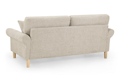 Flora Sofa Beige 3 Seater