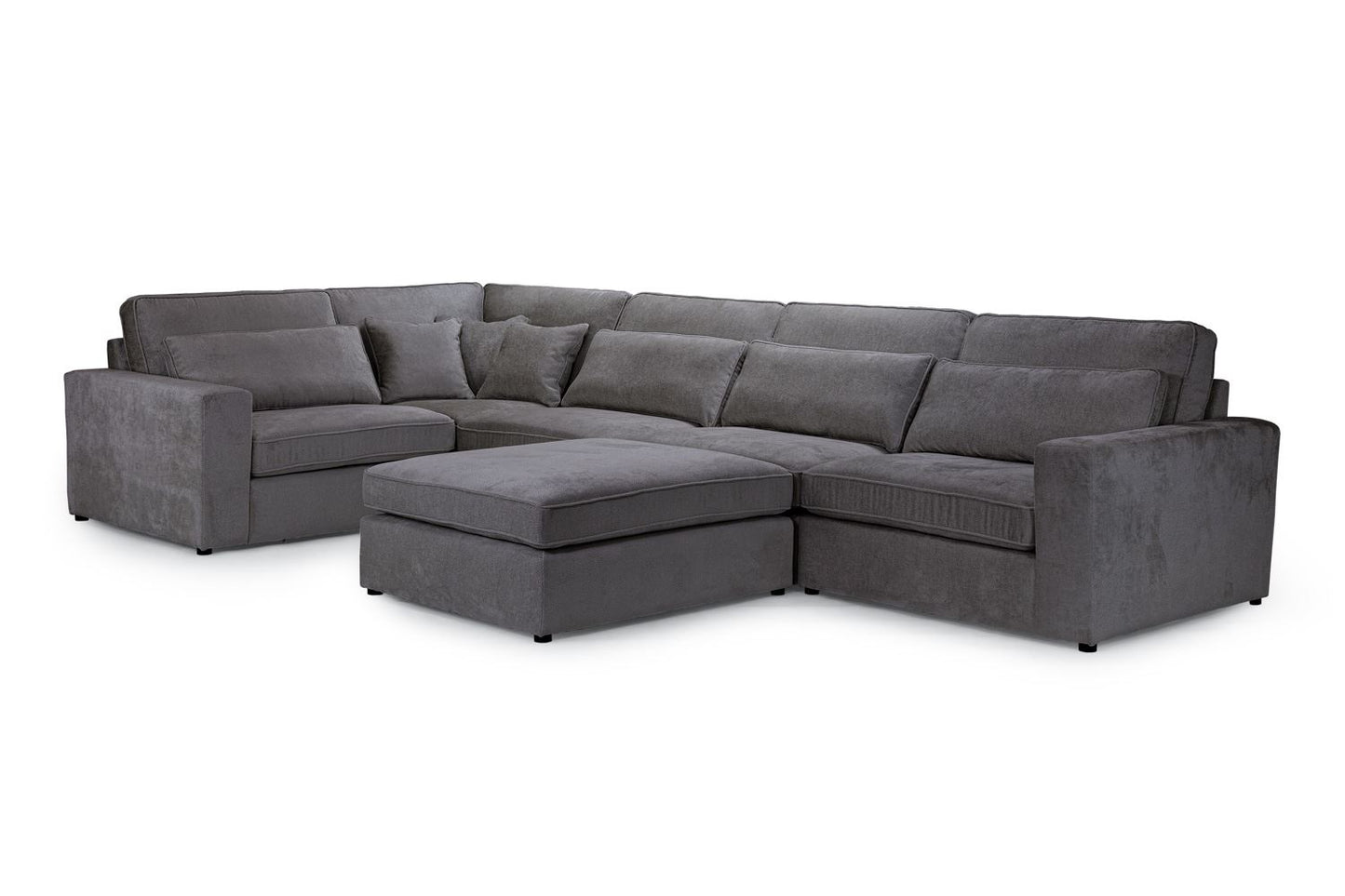 Katia Modular Sofa Grey Footstool