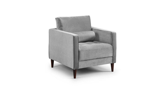 Herald Sofa Plush Grey Armchair