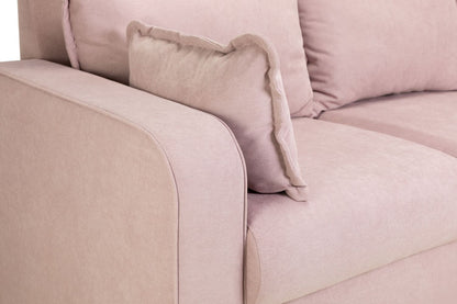 Rhea Sofa Pink Right Hand Facing Corner