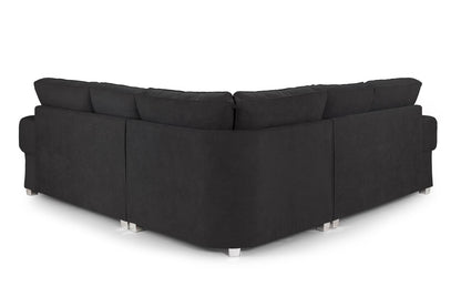 Vespa Fullback Sofa Black Large Corner