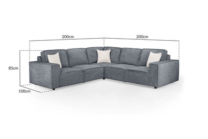 Marie Sofa Slate Large Corner