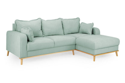 Rhea Sofa Blue Right Hand Facing Corner