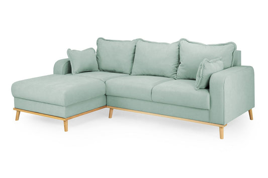 Rhea Sofa Blue Left Hand Facing Corner