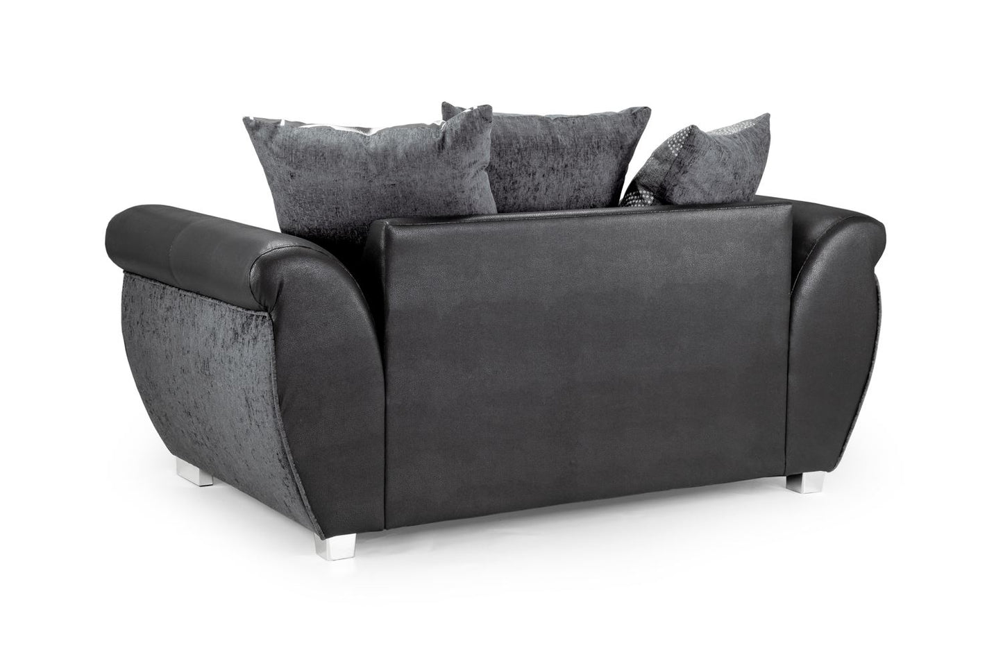 Shani Sofa Black/Grey 2 Seater