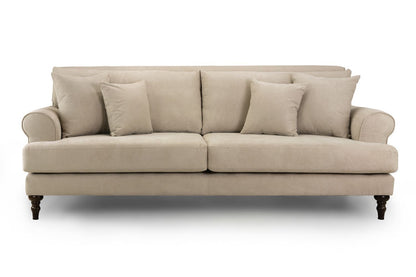 Sonny Sofa Beige 4 Seater