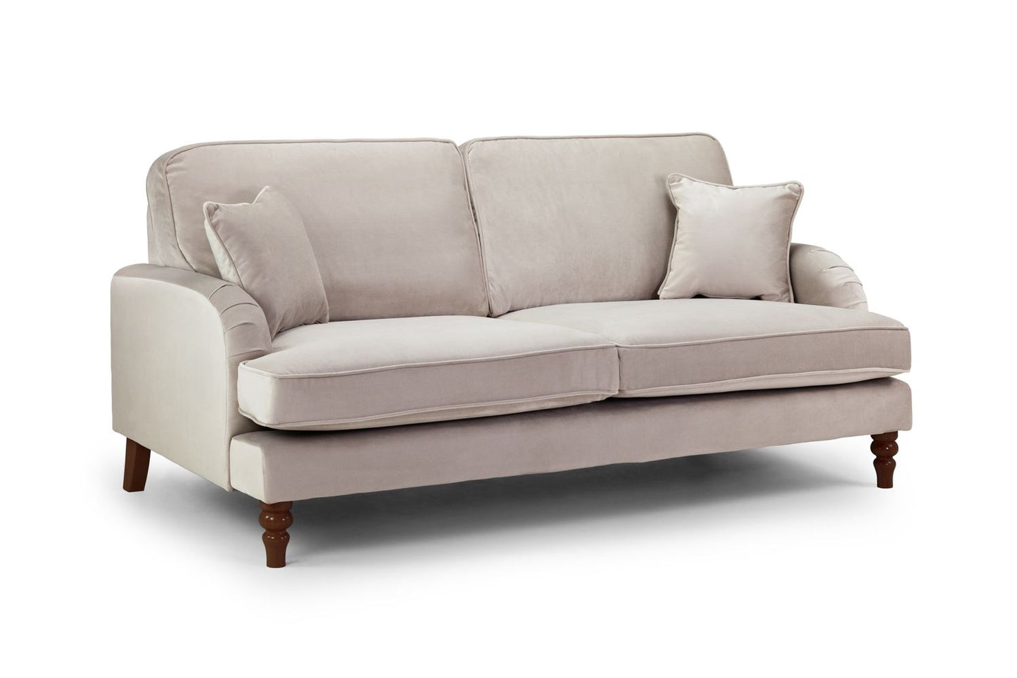 Basil Sofa Plush Beige 3 Seater