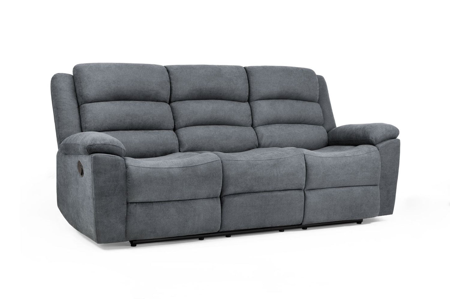 Sable Recliner Sofa Grey 3 Seater