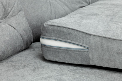 Zara Sofa Grey Large Corner