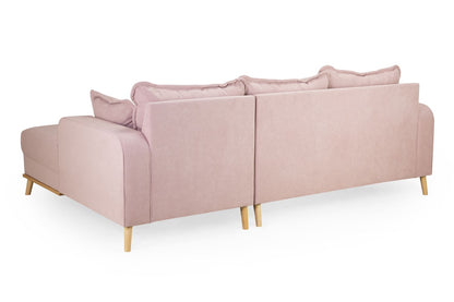 Rhea Sofa Pink Right Hand Facing Corner