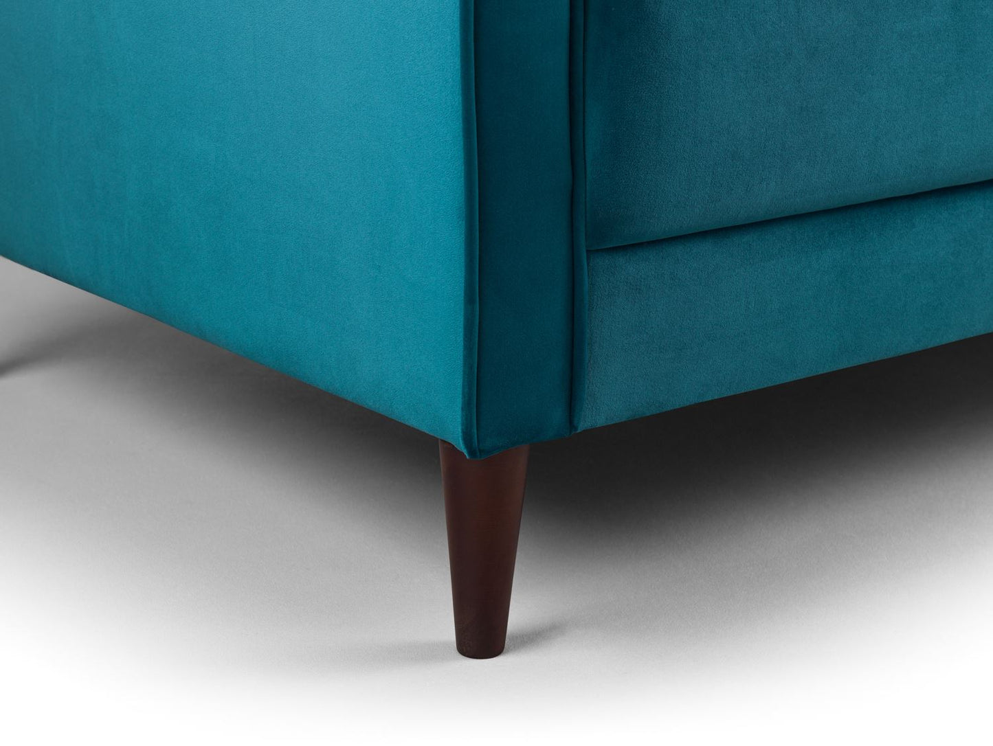 Herald Sofa Plush Teal Footstool