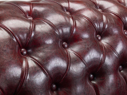 Chesterfield Sofa Oxblood Red 3 Seater