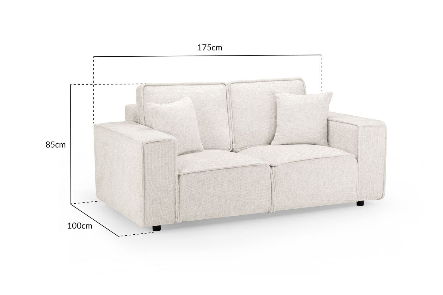 Marie Sofa Cream 2 Seater