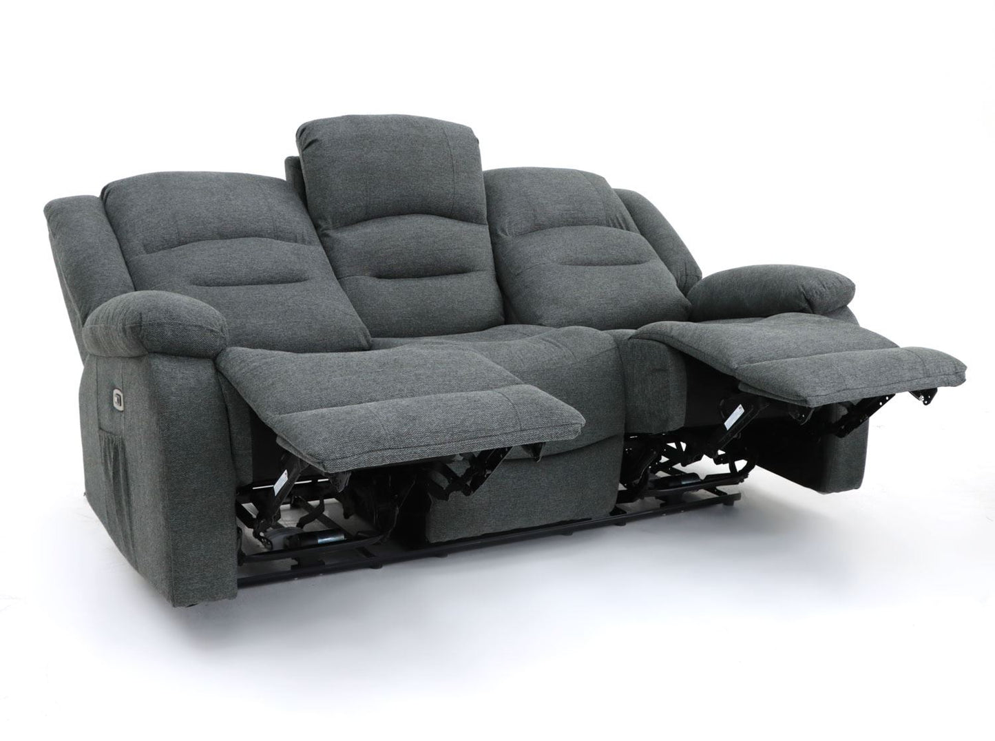 Alto Electric Recliner Sofa Graphite 3 Seater