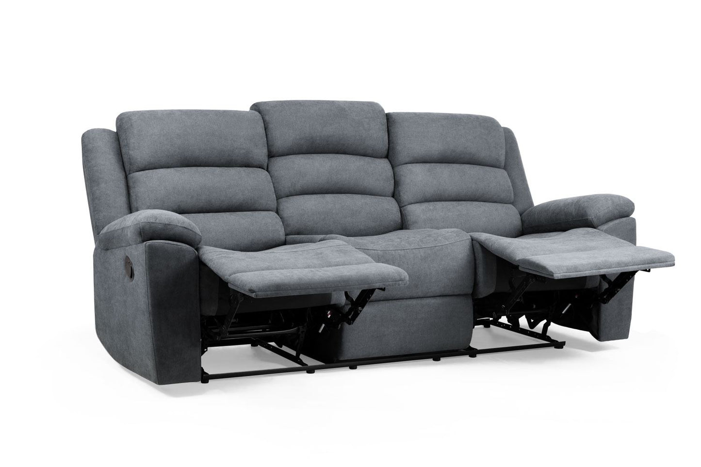 Sable Recliner Sofa Grey 3 Seater