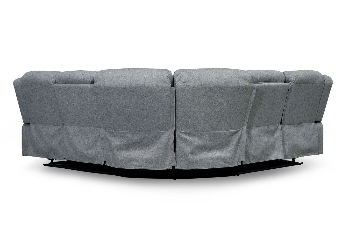 Liston Recliner Sofa Grey Large Corner